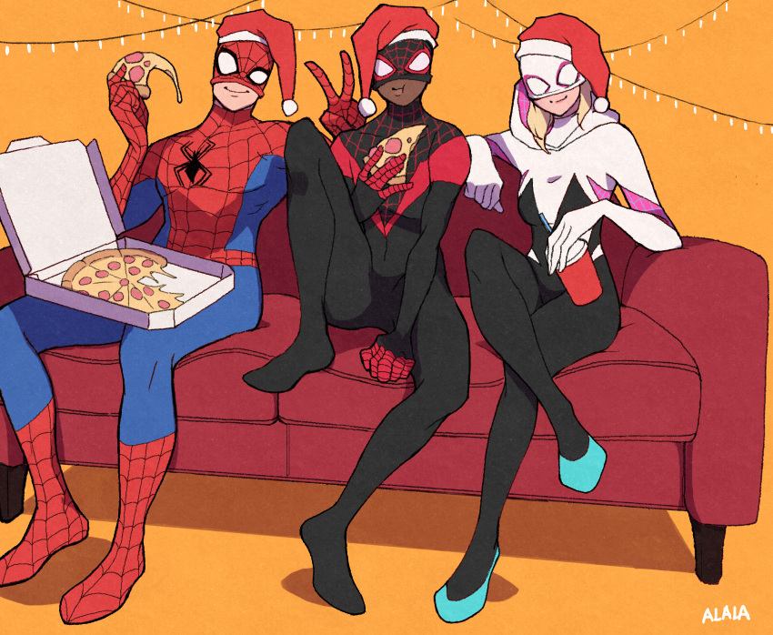 Marvel Comics Gwen Stacy, Miles Morales, Peter Parker